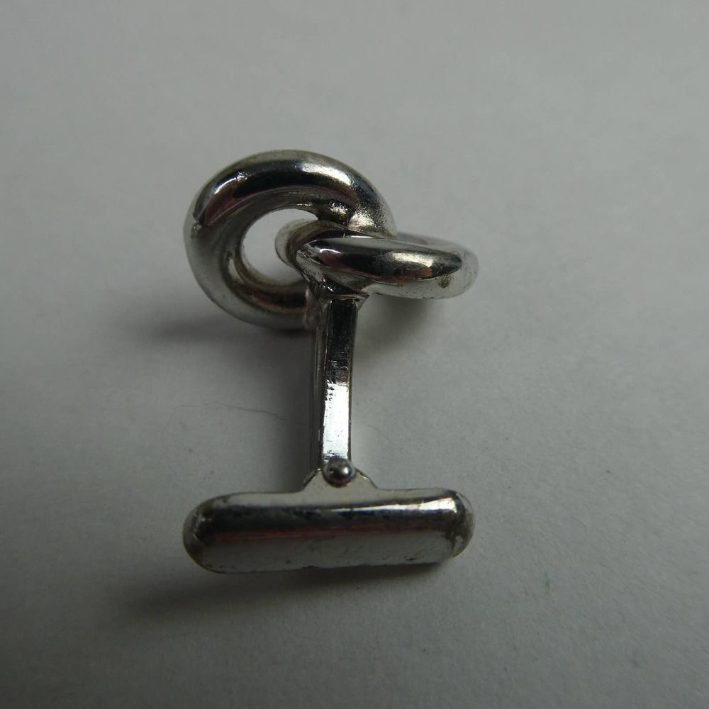 Silver Tone Linked Interlocked Loop Circle Hinged… - image 6